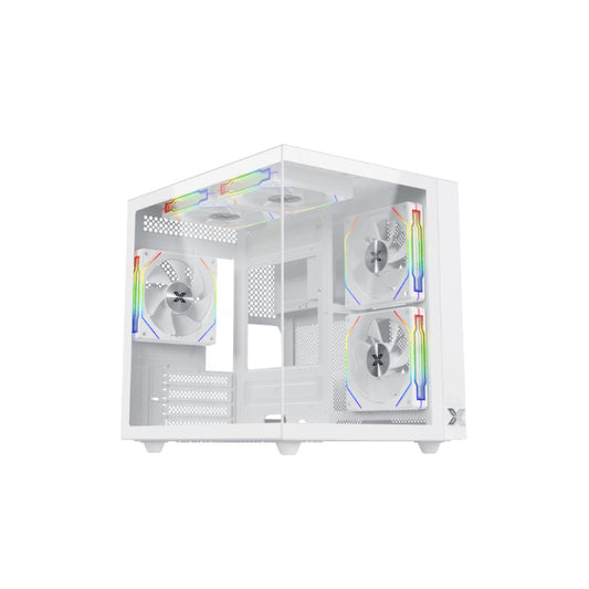 Xigmatek Aqua M Lite Arctic Micro Tower Case | White