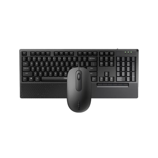 Rapoo NX2000 Wired Keyboard and Mouse Kit | Black