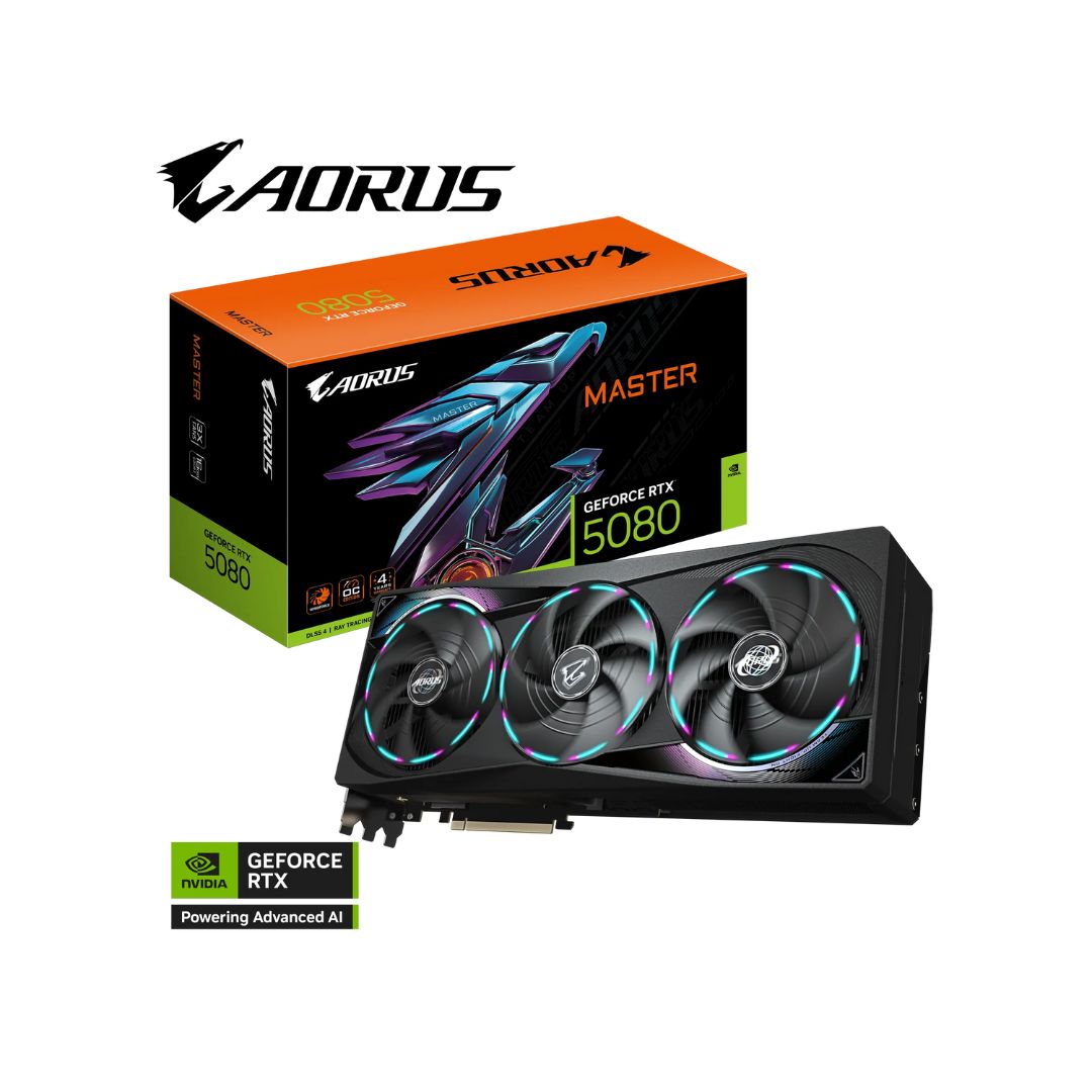 GIGABYTE AORUS GeForce RTX 5080 MASTER 16GB