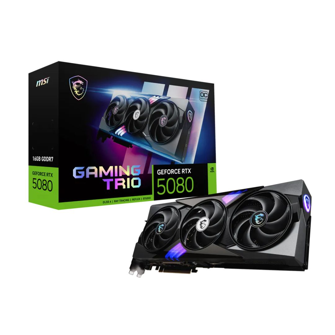 MSI GeForce RTX 5080 GAMING TRIO OC | 16GB