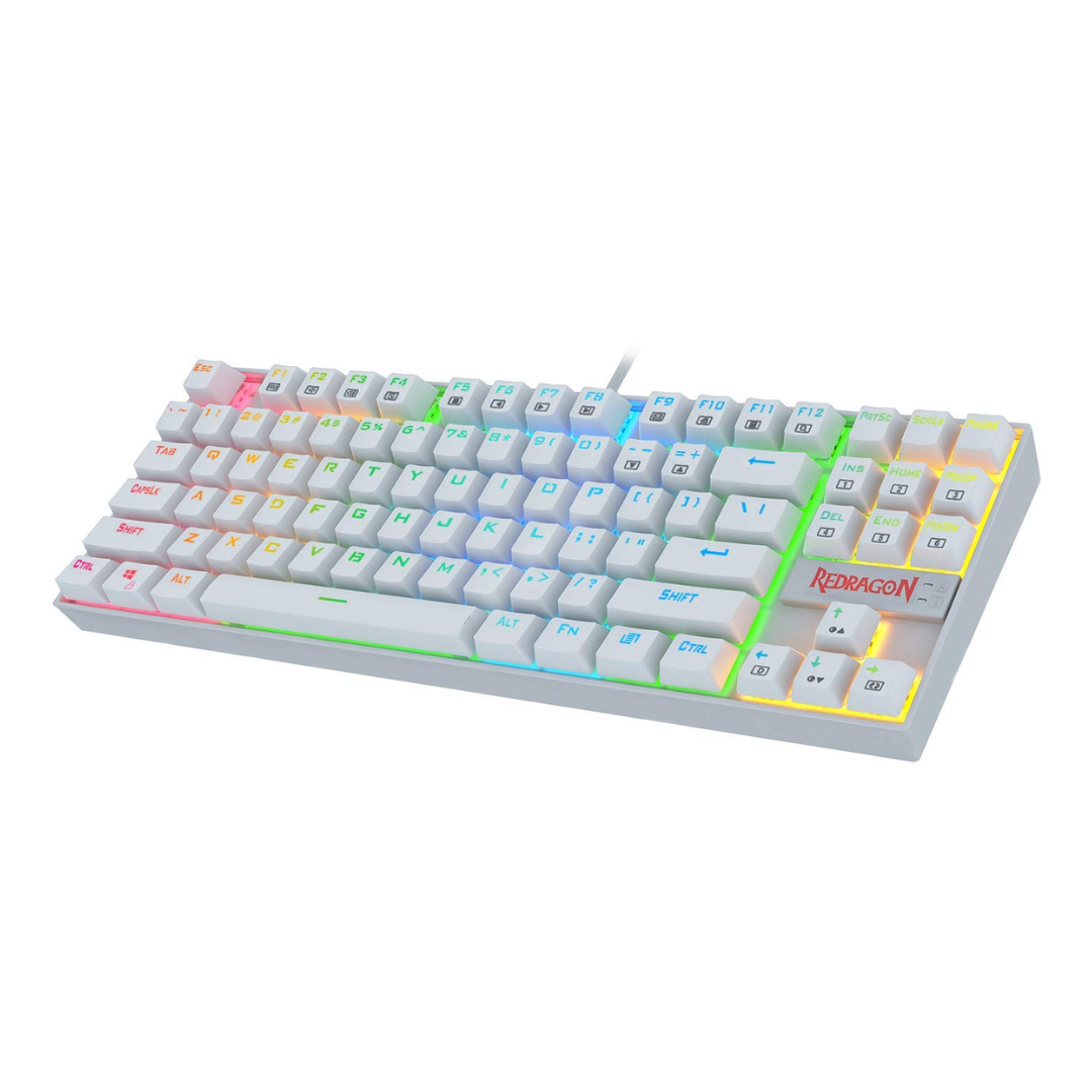 Redragon K552W-RGB | Kumara | 80% Mechanical | Wired TKL | Blue Switches | Gaming Keyboard