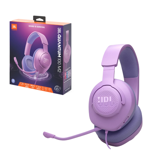 JBL Quantum 100M2 Wired Gaming Headphones | Purple