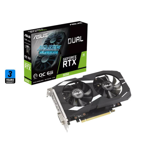 ASUS Dual GeForce RTX 3050 OC Edition 6GB GDDR6