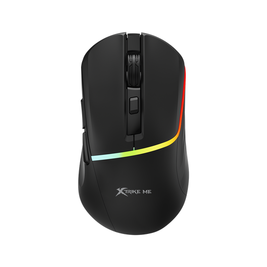Xtrike Me GM-322 Gaming Mouse Wired USB | 7200DPI Optical Mouse / 7 Buttons / 1000Hz | Colorful RGB Backlit Optical Gaming Mice for PC Laptop Gamer (Black)