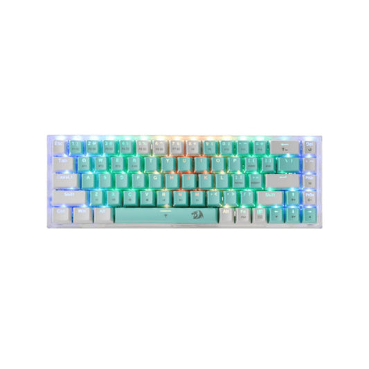 Redragon CASTOR K631GW PRO RGB 65% | USB-C wired | BT | 2.4 GHz Yellow Switch
