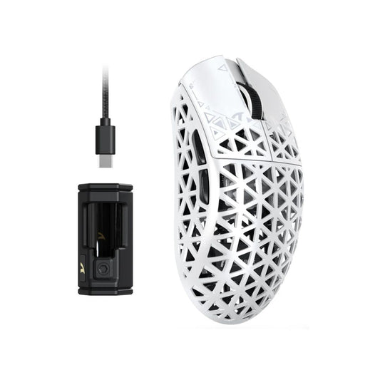 ATTACK SHARK R5 Ultra Carbon Fiber Wireless 8K Gaming Mouse | White