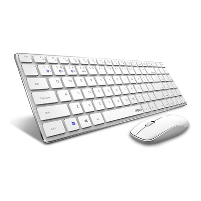 Combo Kit Rapoo 9320M Wireless Keyboard and Mouse | White