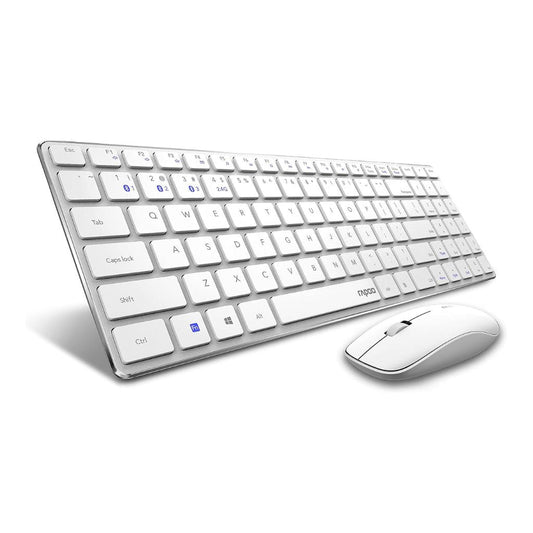 Combo Kit Rapoo 9320M Wireless Keyboard and Mouse | White