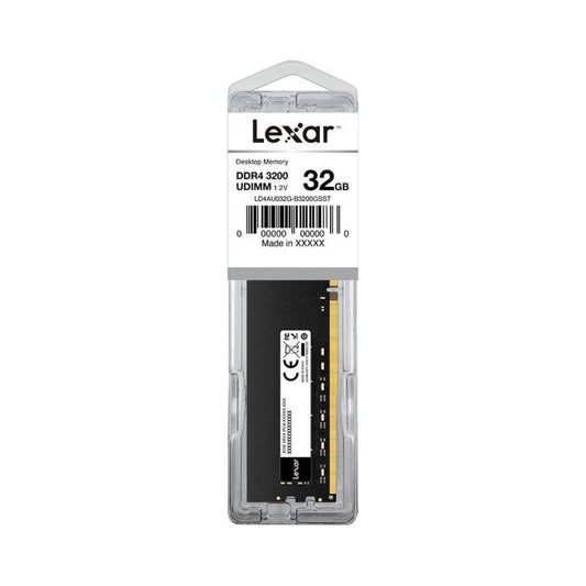 Lexar 32GB (32x1) 3200 DDR4 Desktop | Black