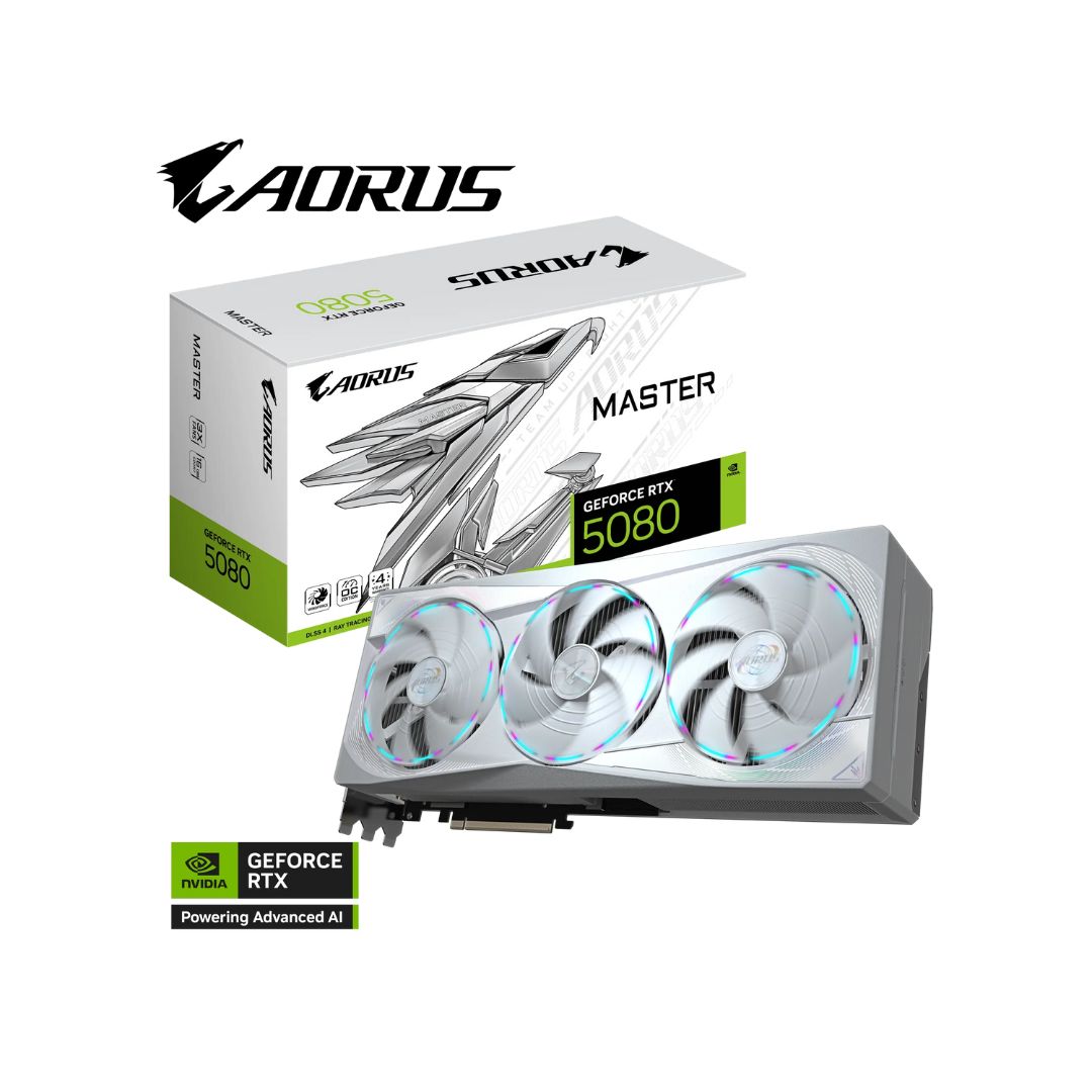 GIGABYTE AORUS GeForce RTX 5080 MASTER ICE 16GB