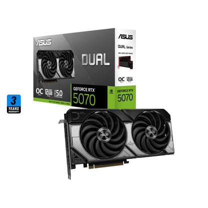 ASUS Dual GeForce RTX 5070 12GB GDDR7 OC Edition