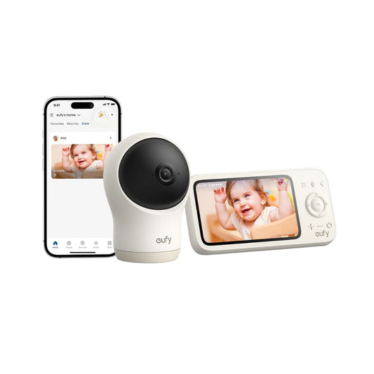 eufy Baby Monitor C10 | 2K Pan-Tilt Camera | 4.5" Display