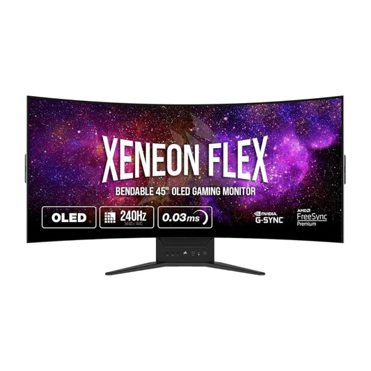 CORSAIR XENEON FLEX 45WQHD240 45 QHD (3440x1440) | 240Hz | OLED | 0.03Ms | Bendable
