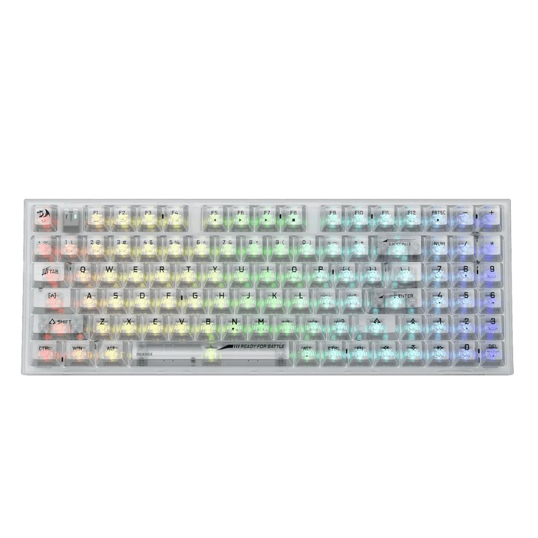 Redragon IRELIA K658CT PRO RGB 90% | USB-C wired | BT | 2.4 GHz wireless Translucent Crystal Switch