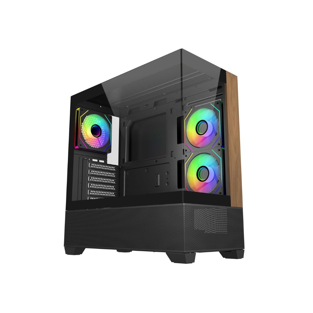 Cooler Master Master Elite 690 Wood ATX | Black