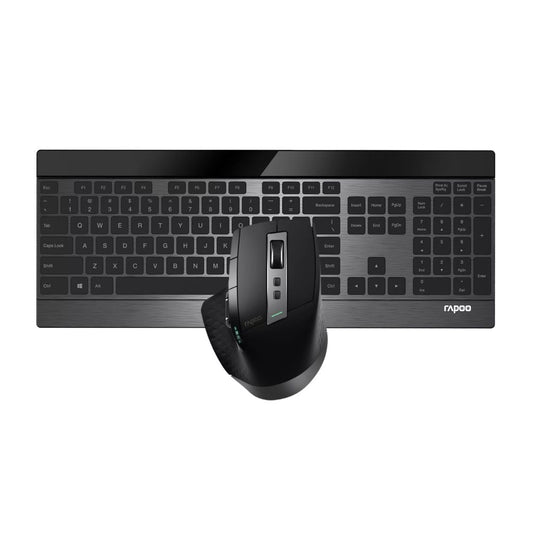 Rapoo 9900M Wireless Keyboard and Mouse Combo Kit | Black