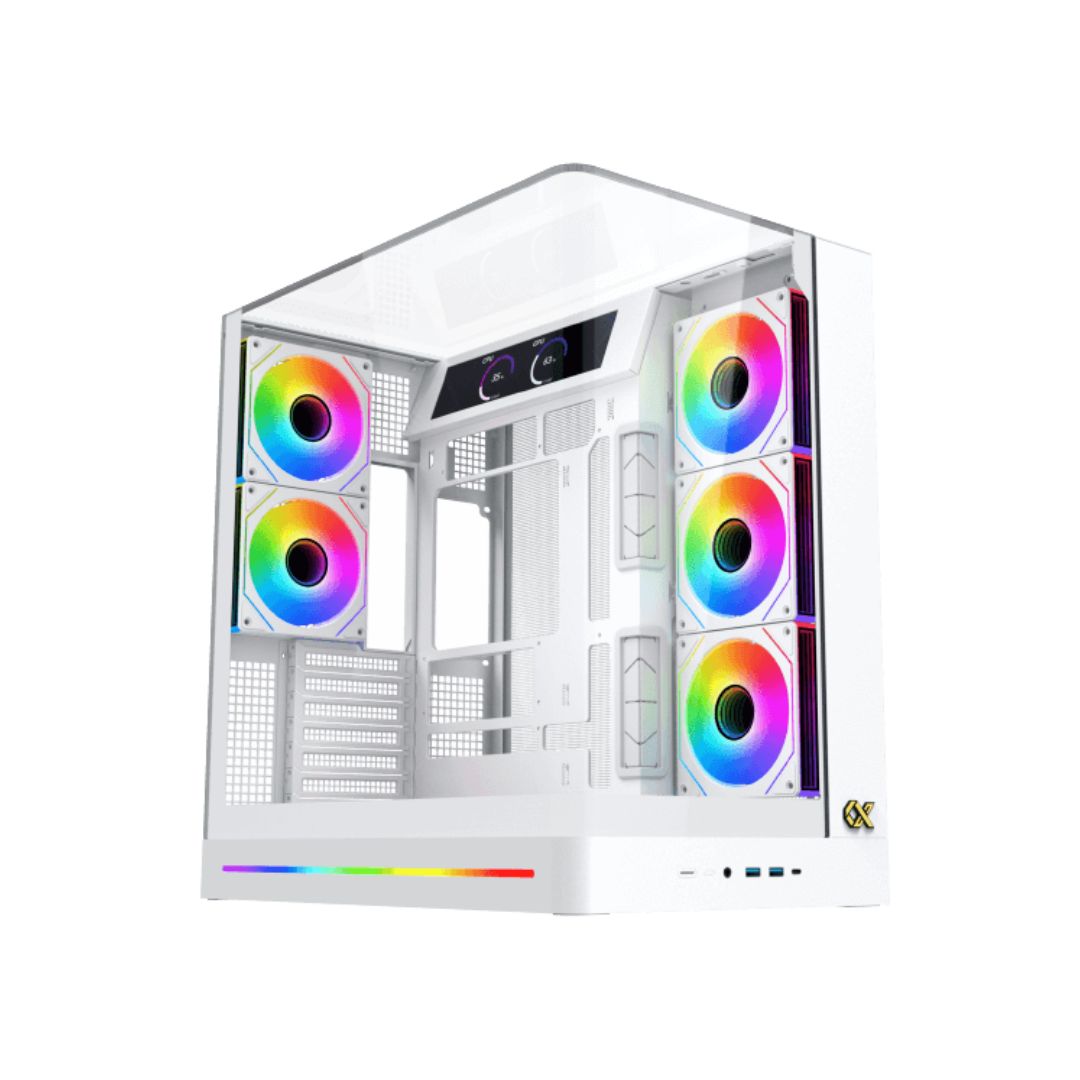 Xigmatek Pano II Arctic Mid Tower Case | White