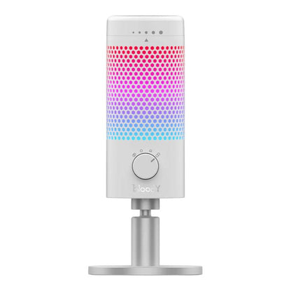 Bloody GM50 Pro USB Streaming Microphone | 4 Polar Patterns | RGB Lighting | Tap-to-Mute | High-Fidelity Sound for PC | Mac & Consoles