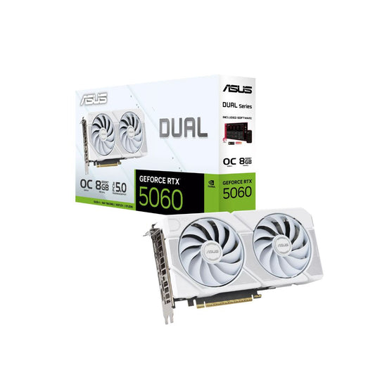ASUS Dual GeForce RTX 5060 8GB GDDR7 OC White Edition