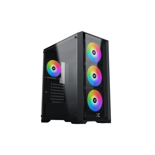 Xigmatek Quantum 4 Fan RGB Mid Tower | Black