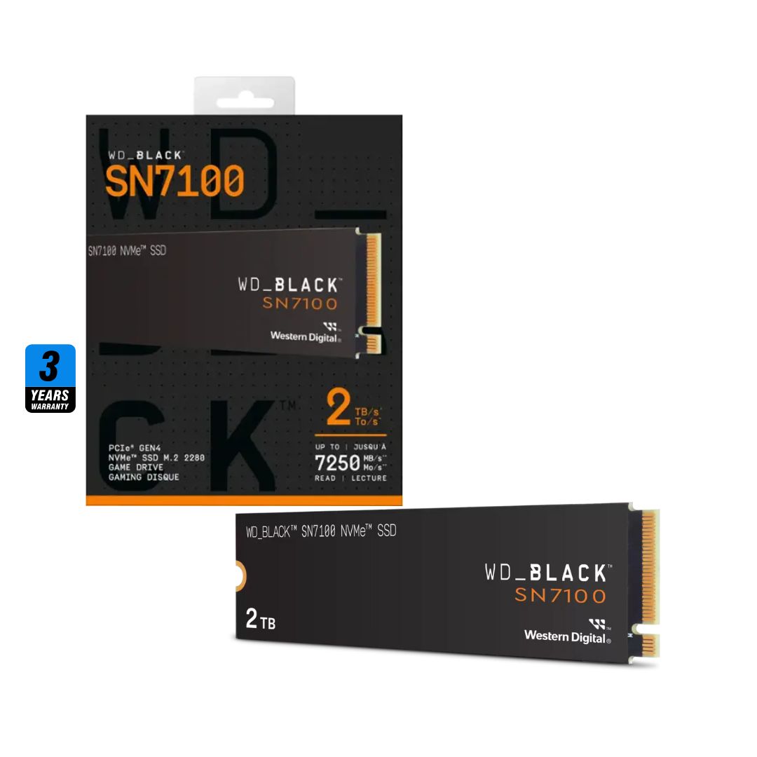 WD BLACK SN7100 2TB | 7250MB/s M.2 NVME | PCIe 4.0