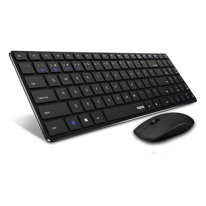 Rapoo 9320M Wireless Keyboard and Mouse Combo Kit | Black