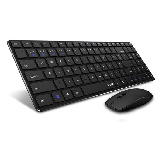 Rapoo 9320M Wireless Keyboard and Mouse Combo Kit | Black