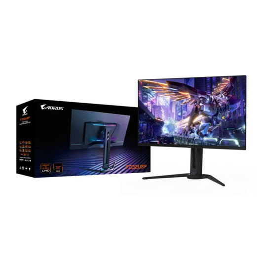 Gigabyte AORUS FO32U2P | 32 inch | 4K (3840 x 2160) 0.03Ms 240Hz QD-OLED Flat | Gaming Monitor