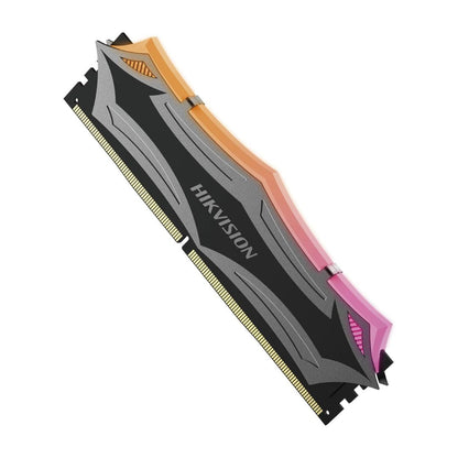 Hikvision U100 16GB (1x16GB) 3200Mhz CL16 DDR4 RGB Desktop Memory | Silver
