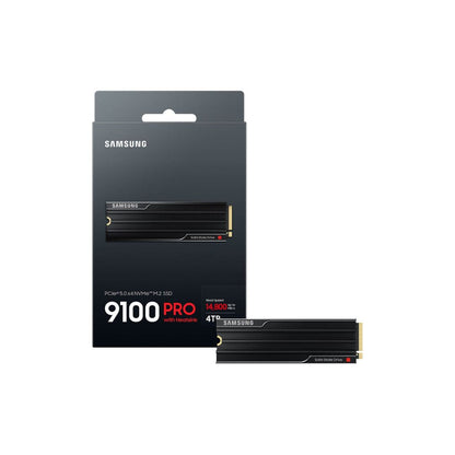 SAMSUNG 9100 PRO 4TB PCIe 5.0 NVMe M.2 SSD with Heatsink