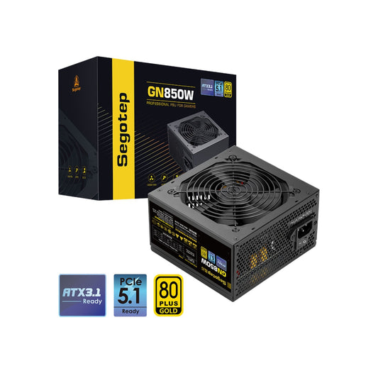 Segotep GN850W 850W Gold 80+ Non Modular | PCIe 5.1 & ATX 3.1