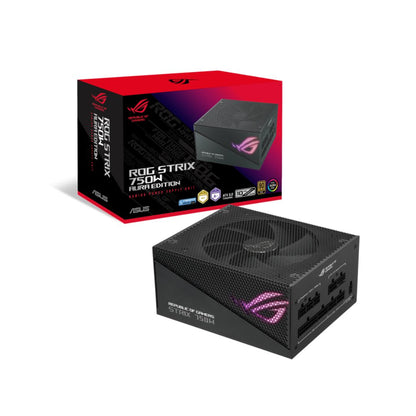 ASUS ROG STRIX GAMING 750W Gold Aura Edition | Full Modular | 80+ Gold | PCIe 5.0 | ATX 3.0 | Black
