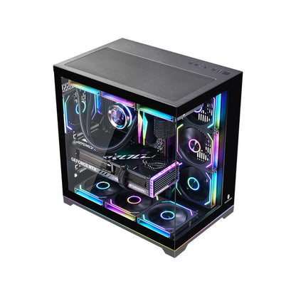 Wjcool Man ROBIN II PLUS SCAR 4 Fan Mid Tower Case | Black