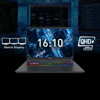 MSI Vector 16 HX AI A2XWHG-679AE | 16" QHD+ 240Hz | Intel Core Ultra 7 255HX | 32GB DDR5 RAM | 1TB SSD | NVIDIA RTX 5070 Ti 12GB | Windows 11 Pro