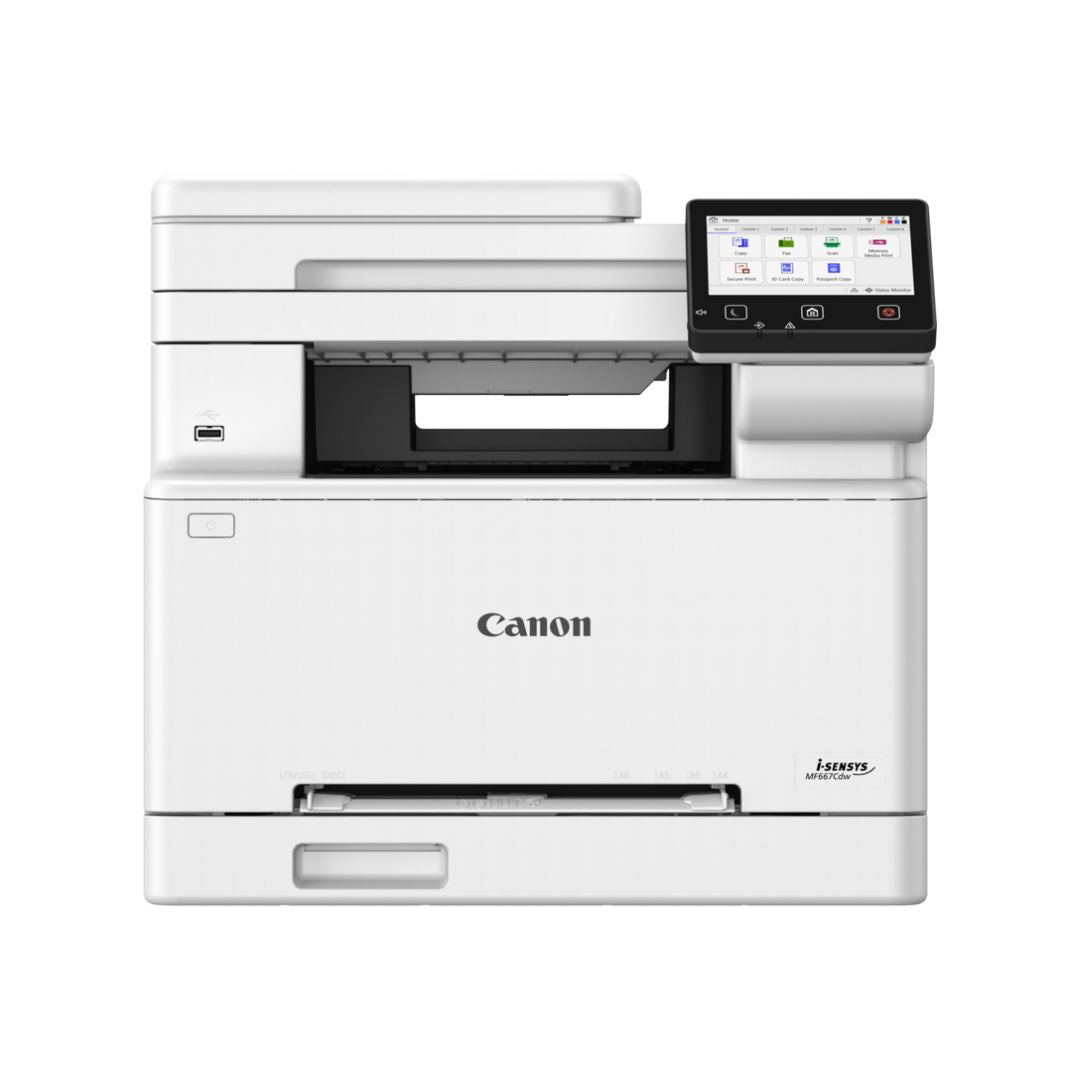 Canon i-SENSYS MF667Cdw Wi-Fi | Colour All-in-1 Laser Printer (Print | Copy | Scan)