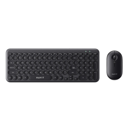 Havit KB254GCM Wireless Keyboard & Mouse Combo | Black (English Layout)