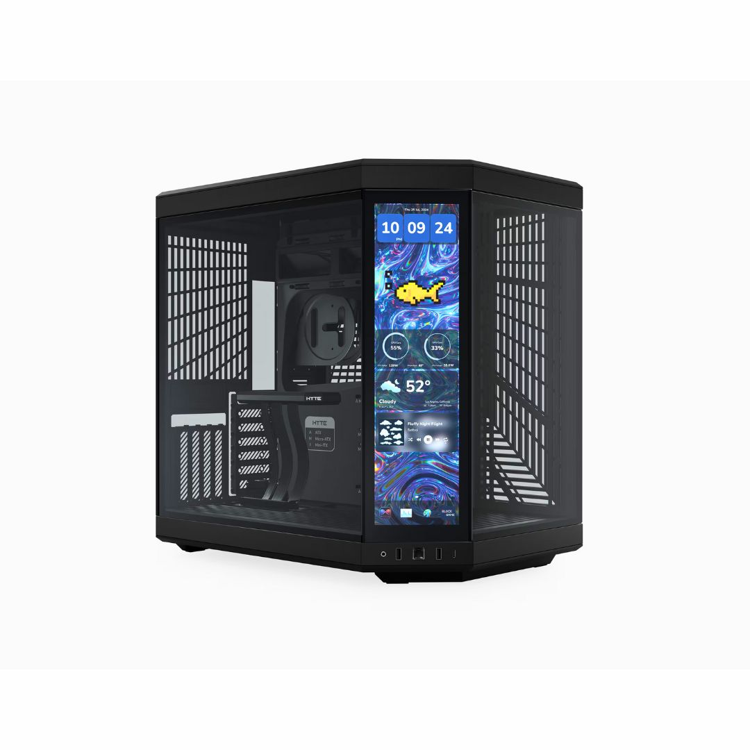 HYTE Y70 touch infinite Mid Tower ATX Case | Pitch Black