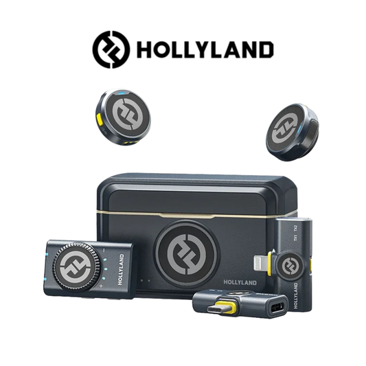 Hollyland Lark M2 DUO Combo | Wireless Lavalier Microphone