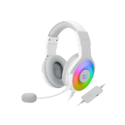 Redragon H350W Pandora RGB Wired Gaming Headset | White