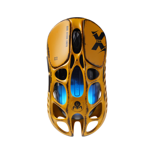 GravaStar Mercury X Pro Gaming Mouse | Battle Worn-Yellow