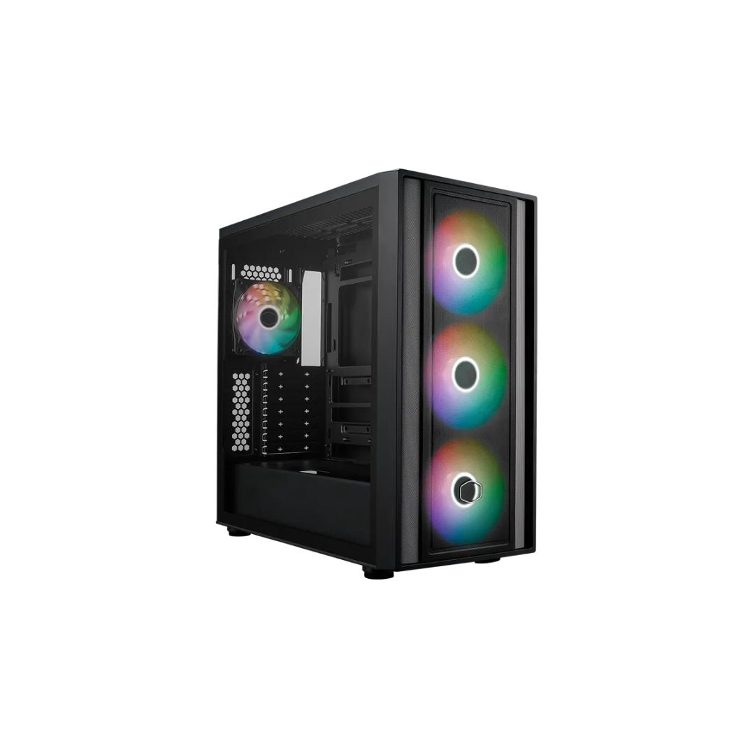 Cooler Master MasterBox 600 Mid Tower 4 Fan | Black