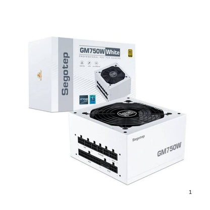Segotep GM750W 750W Gold 80+ Full Modular | PCIe 5.0 & ATX 3.0 | White