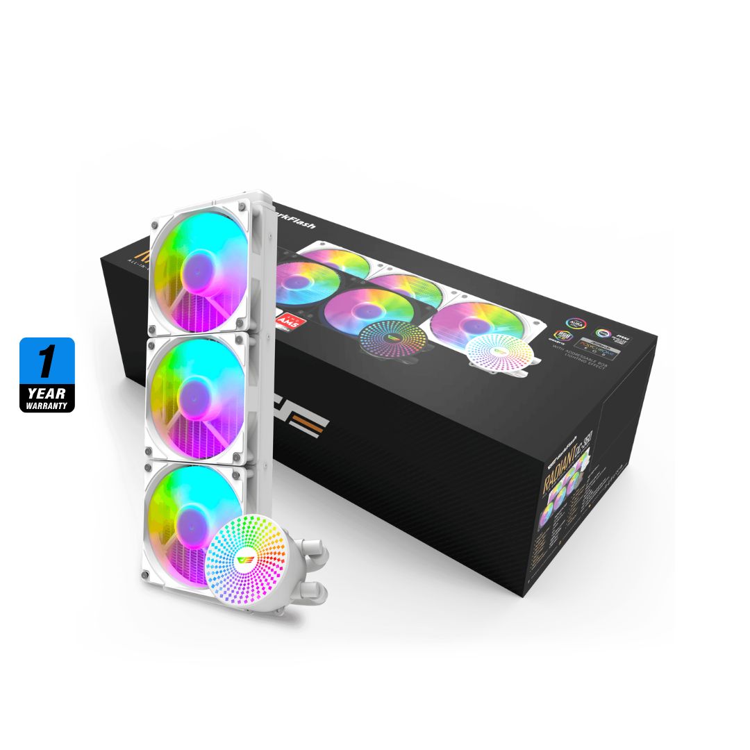 DarkFlash DC360 Liquid CPU Cooler | White