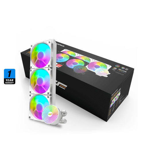 DarkFlash DC360 Liquid CPU Cooler | White