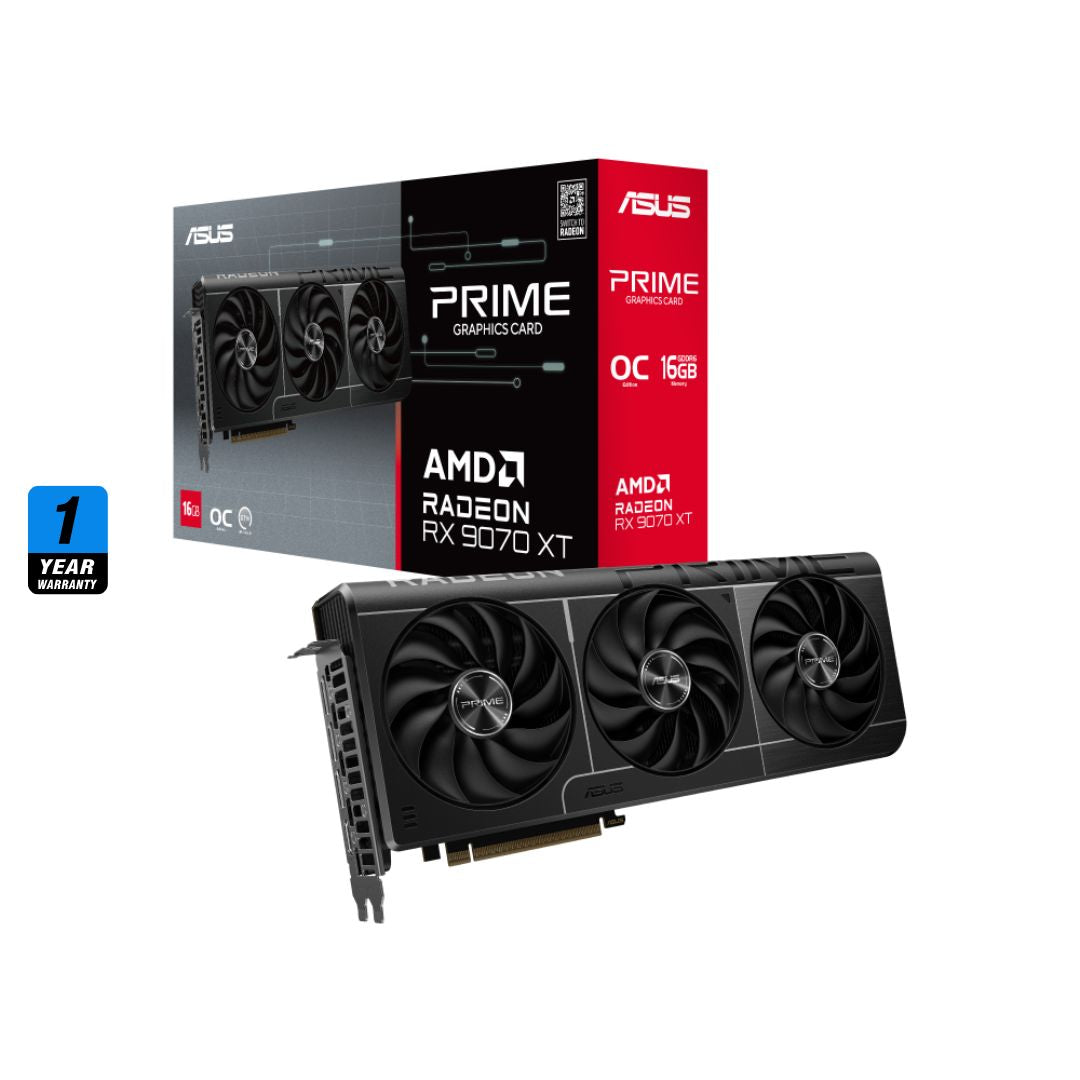 ASUS Prime Radeon RX 9070 XT OC Edition 16GB GDDR6