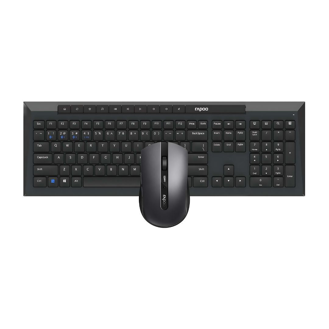 Rapoo 8210M | Multi Device | Wireless | Bluetooth | Combo Kit