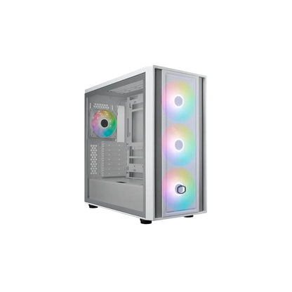 Cooler Master MasterBox 600 Mid Tower 4 Fan | White