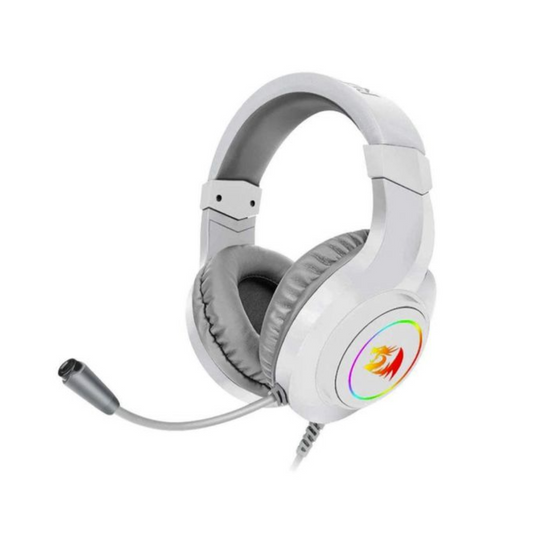 Redragon H260-W RGB Wired Gaming Headset | White