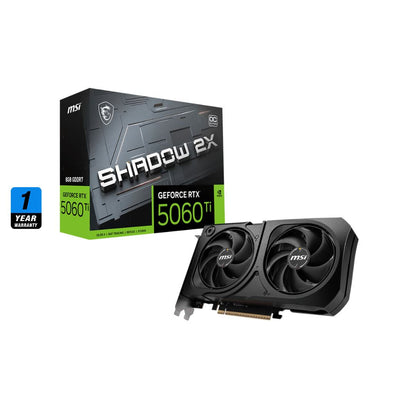 MSI GeForce RTX 5060 Ti SHADOW 2X OC PLUS | 8GB