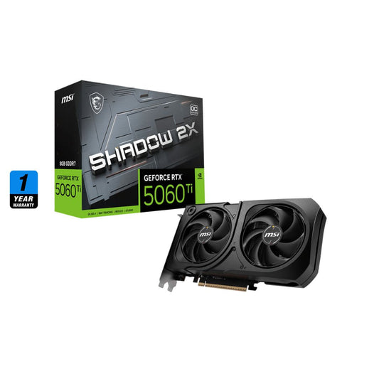 MSI GeForce RTX 5060 Ti SHADOW 2X OC PLUS | 8GB